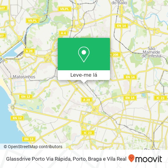 Glassdrive Porto Via Rápida mapa