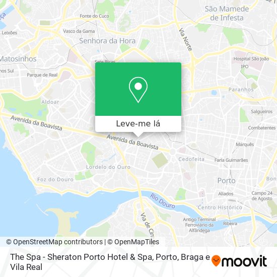 The Spa - Sheraton Porto Hotel & Spa mapa