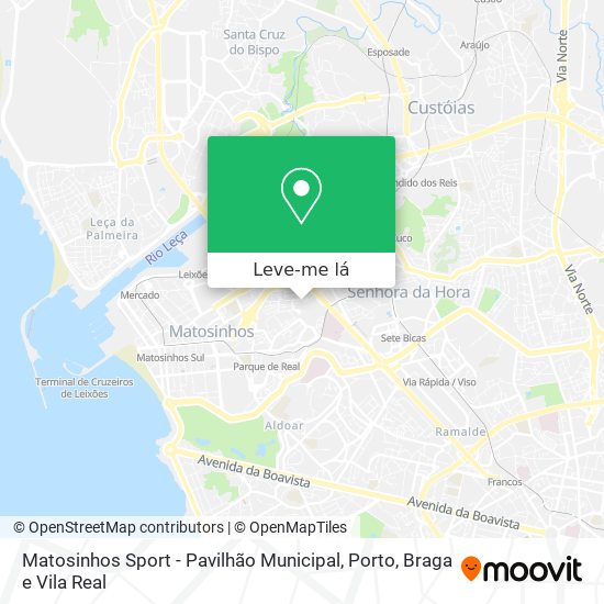 Matosinhos Sport - Pavilhão Municipal mapa