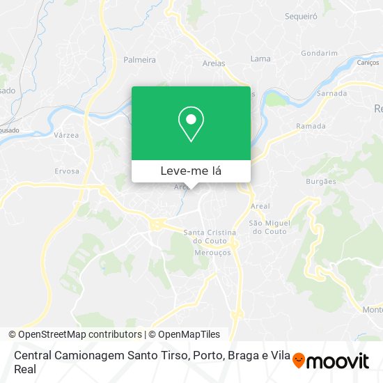 Central Camionagem Santo Tirso mapa