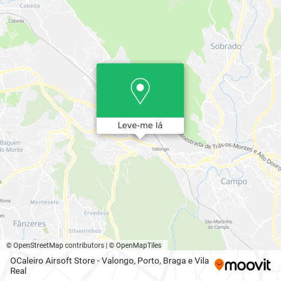 OCaleiro Airsoft Store - Valongo mapa