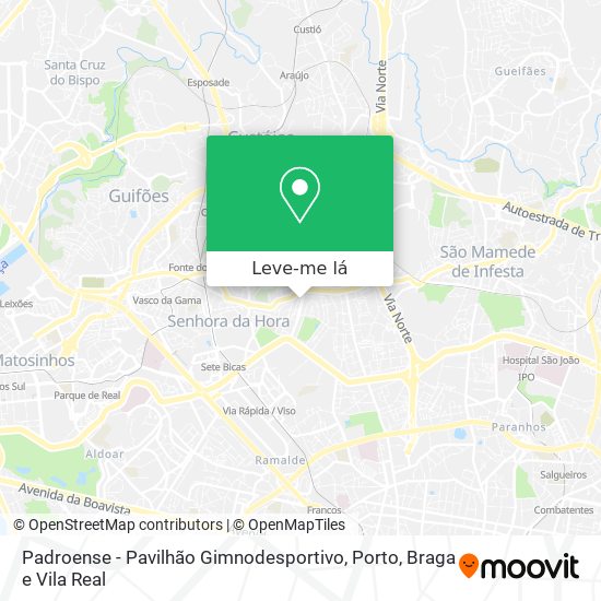 Padroense - Pavilhão Gimnodesportivo mapa