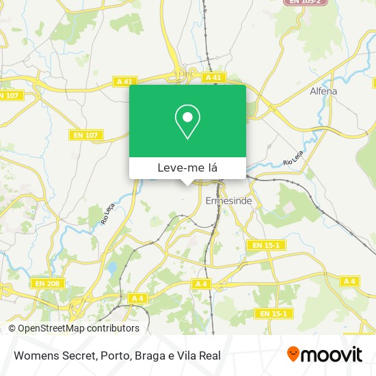 Womens Secret mapa