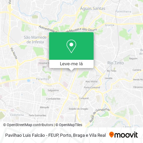Pavilhao Luis Falcão - FEUP mapa