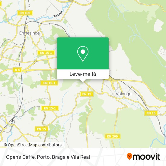 Open's Caffe mapa