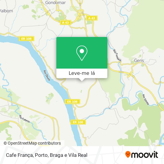 Cafe França mapa