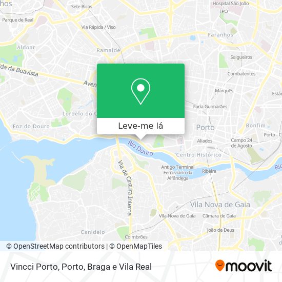Vincci Porto mapa