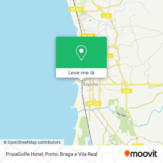 PraiaGolfe Hotel mapa