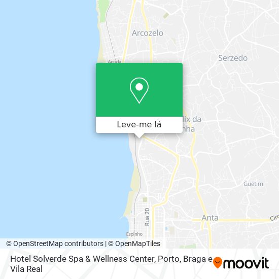 Hotel Solverde Spa & Wellness Center mapa