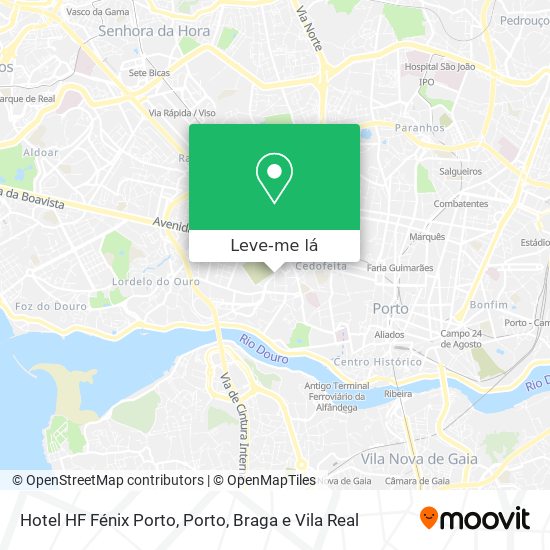 Hotel HF Fénix Porto mapa