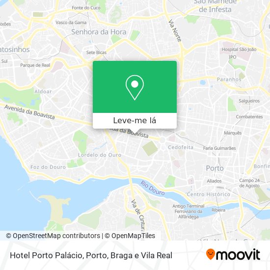 Hotel Porto Palácio mapa