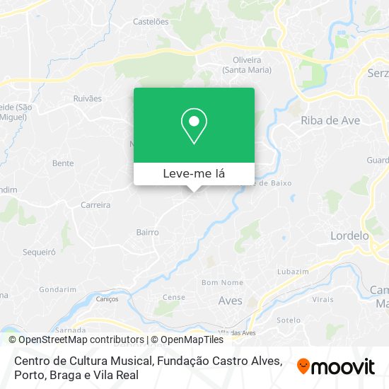 Centro de Cultura Musical, Fundação Castro Alves mapa