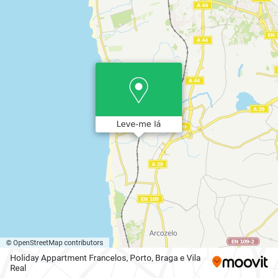 Holiday Appartment Francelos mapa