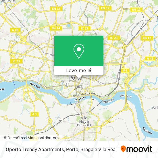 Oporto Trendy Apartments mapa
