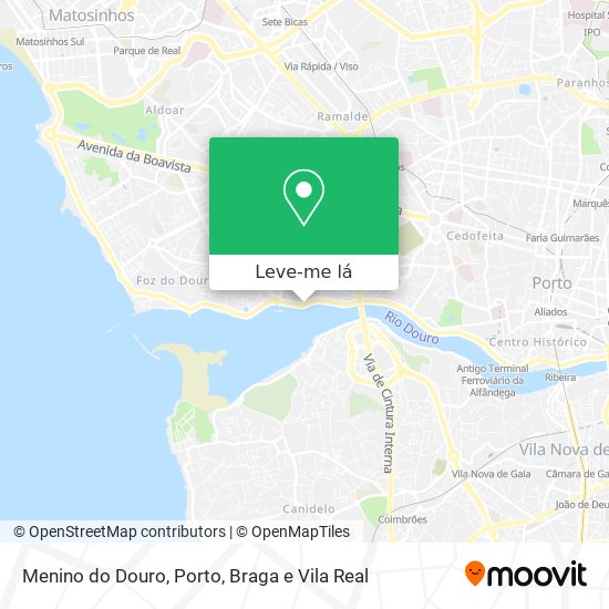 Menino do Douro mapa