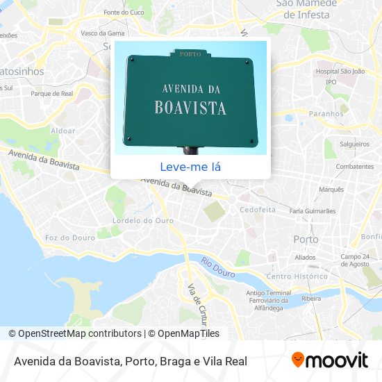 Avenida da Boavista mapa