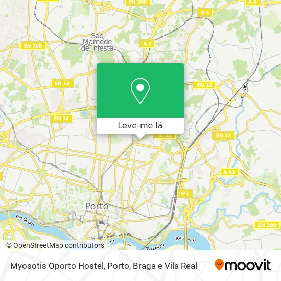 Myosotis Oporto Hostel mapa