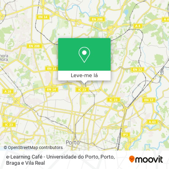 e-Learning Café - Universidade do Porto mapa
