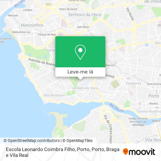 Escola Leonardo Coimbra Filho, Porto mapa