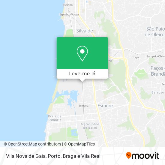 Vila Nova de Gaia mapa