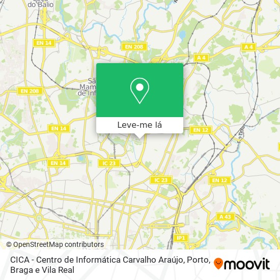CICA - Centro de Informática Carvalho Araújo mapa
