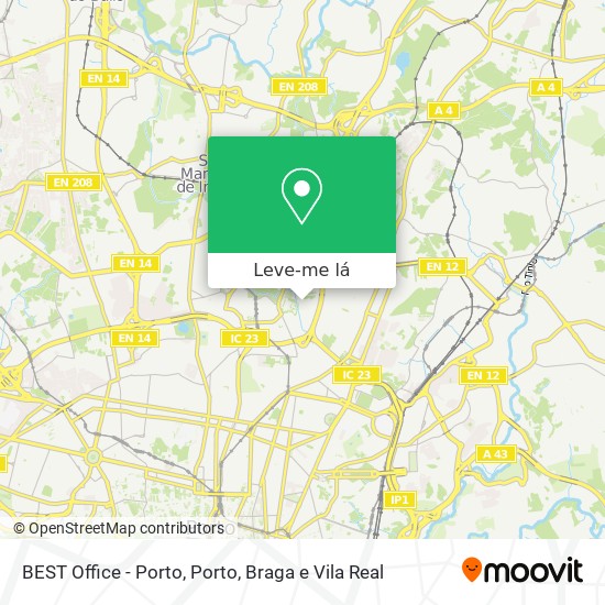 BEST Office - Porto mapa