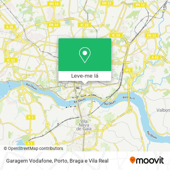 Garagem Vodafone mapa