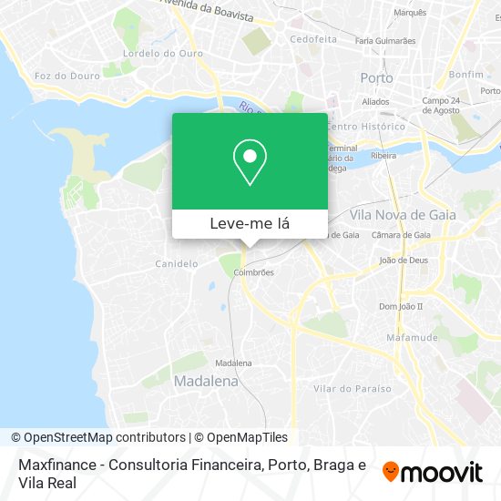 Maxfinance - Consultoria Financeira mapa