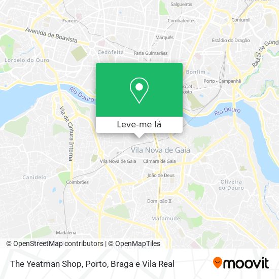 The Yeatman Shop mapa