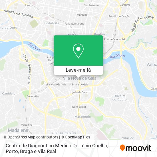Centro de Diagnóstico Médico Dr. Lúcio Coelho mapa