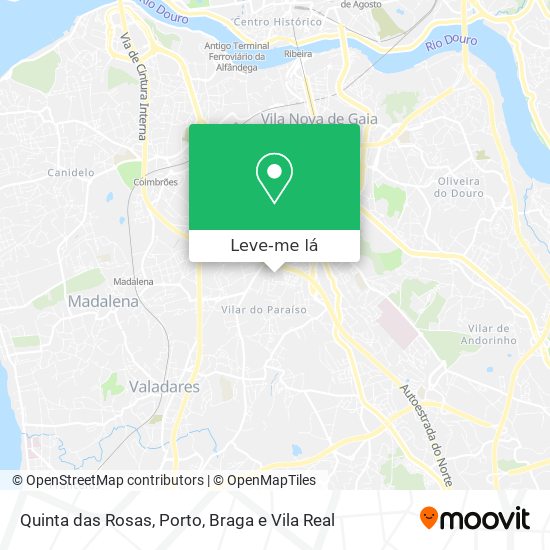 Quinta das Rosas mapa