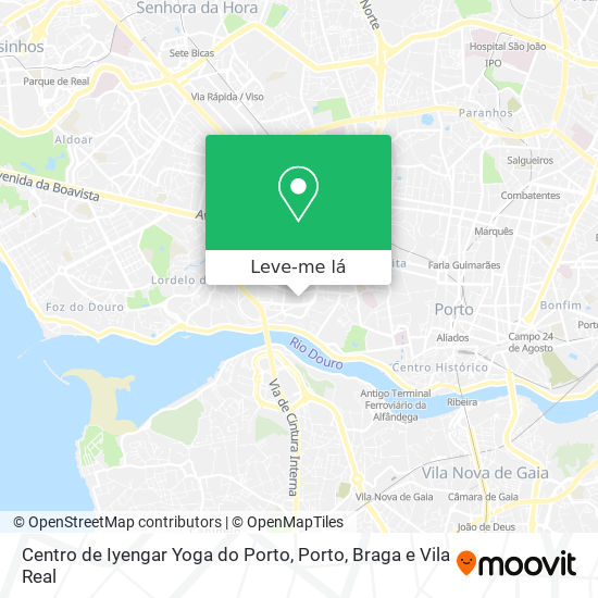 Centro de Iyengar Yoga do Porto mapa