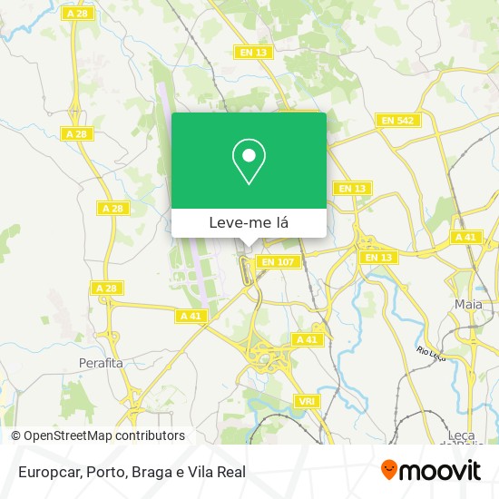 Europcar mapa