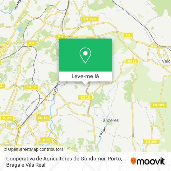 Cooperativa de Agricultores de Gondomar mapa