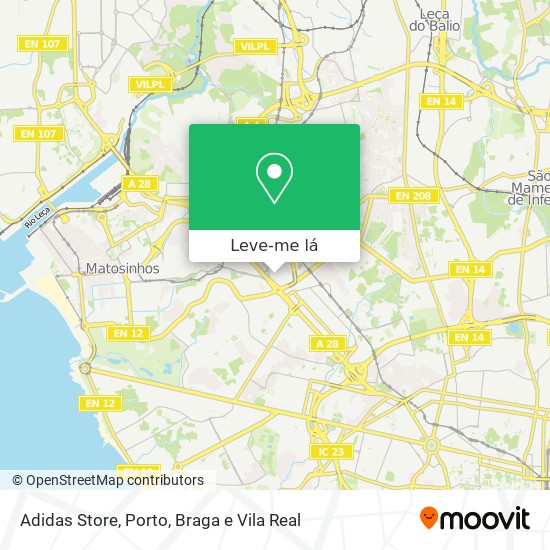 Adidas Store mapa