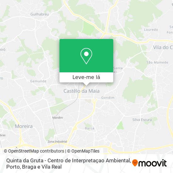 Quinta da Gruta - Centro de Interpretaçao Ambiental mapa