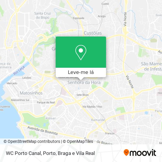 WC Porto Canal mapa
