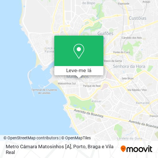 Metro Câmara Matosinhos [A] mapa