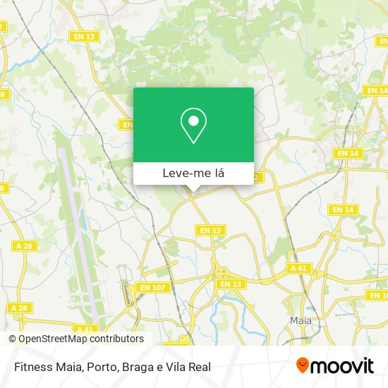 Fitness Maia mapa