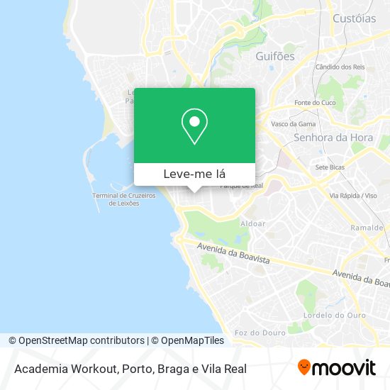 Academia Workout mapa