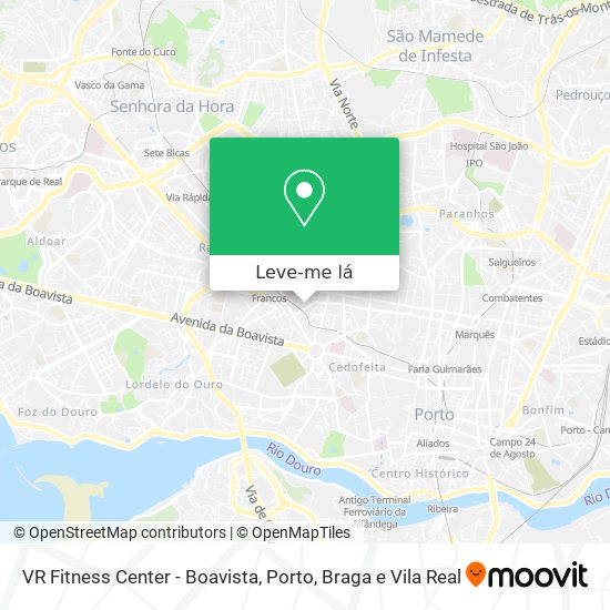 VR Fitness Center - Boavista mapa