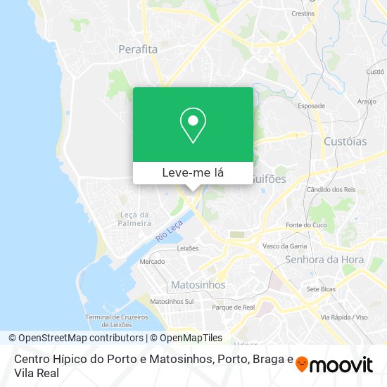 Centro Hípico do Porto e Matosinhos mapa