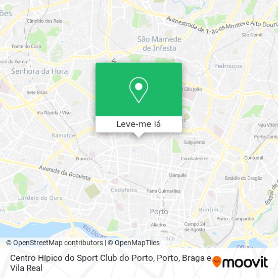 Centro Hípico do Sport Club do Porto mapa