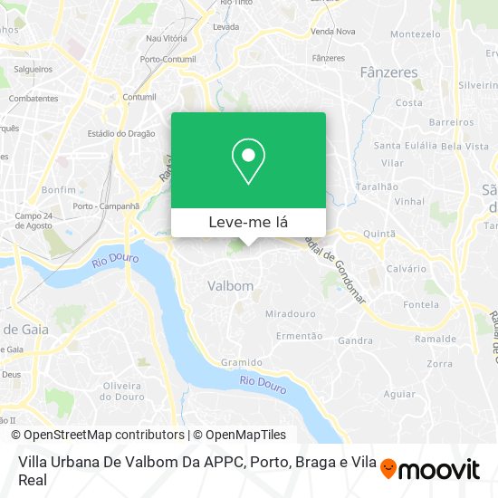 Villa Urbana De Valbom Da APPC mapa