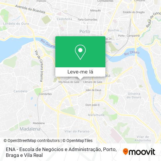 ENA - Escola de Negócios e Administração mapa