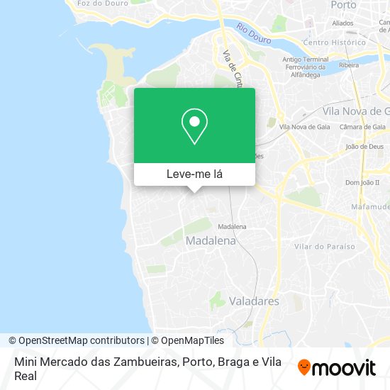 Mini Mercado das Zambueiras mapa