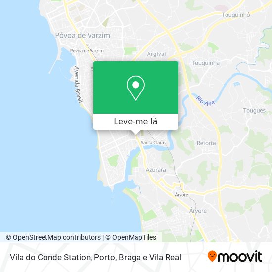 Vila do Conde Station mapa