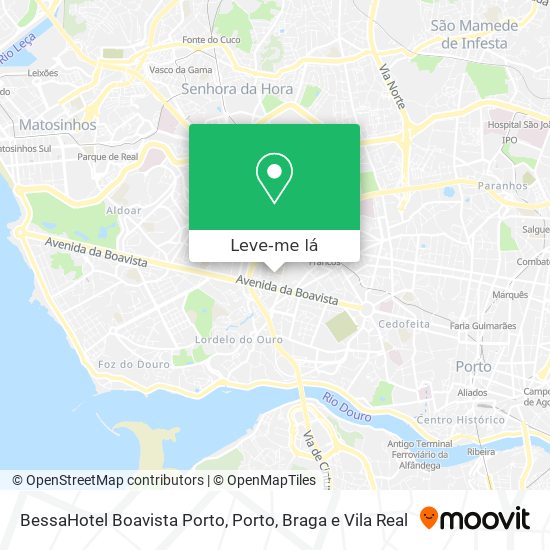 BessaHotel Boavista Porto mapa