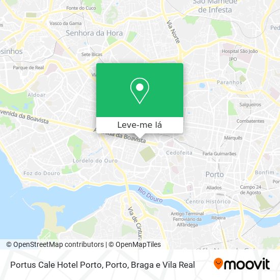 Portus Cale Hotel Porto mapa