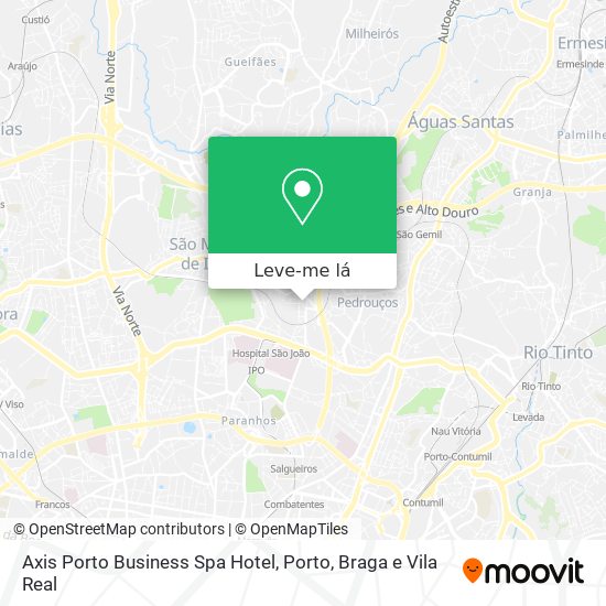 Axis Porto Business Spa Hotel mapa